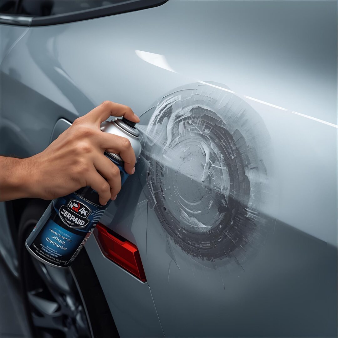 Lackschaden ausbessern am Auto mit Spraydose