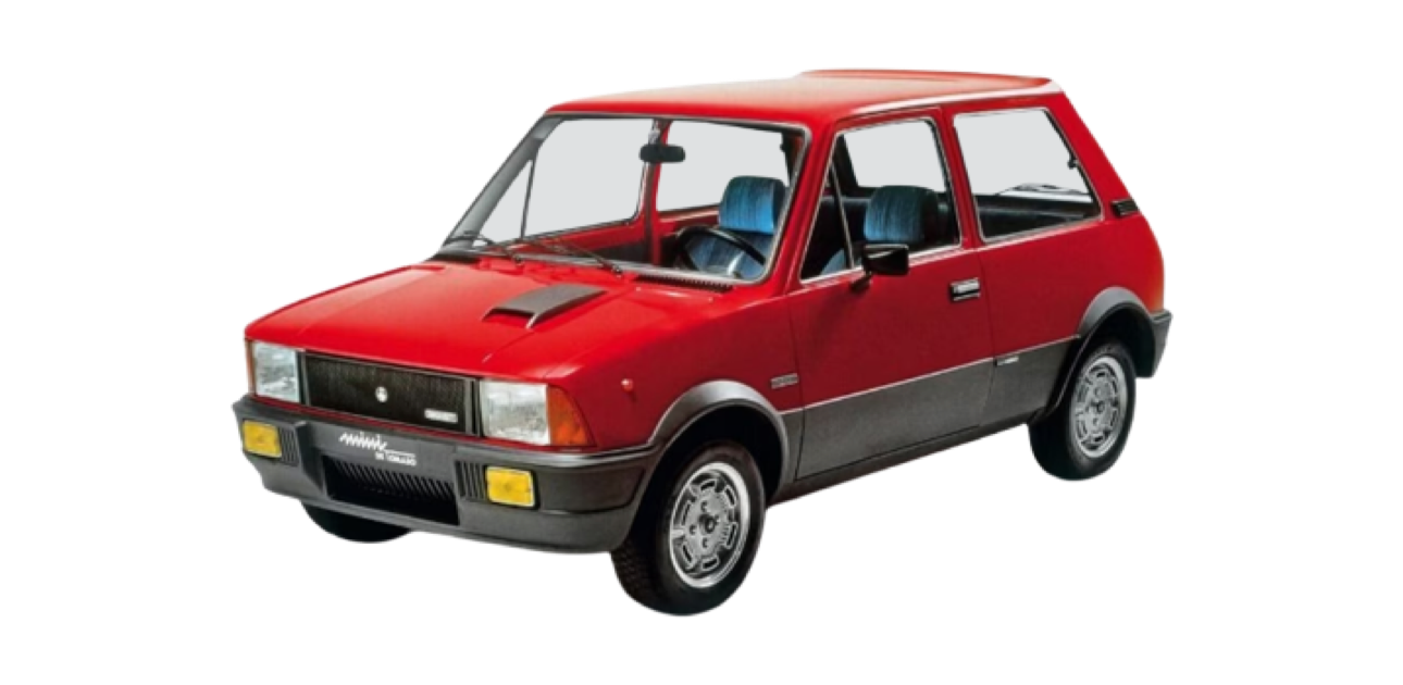 Rotes kleines Auto