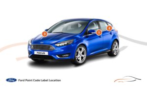 Farbcode-Stellen am Ford