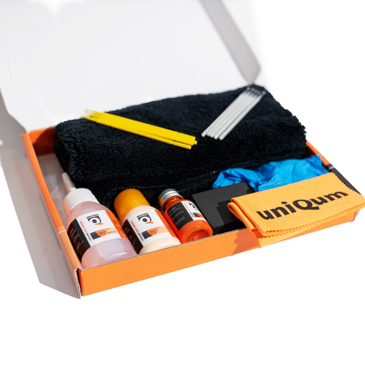 Autolack Reparatur Set Mit Stahl Schaber - Kratzerentfernung Inkl. Schleifpapier