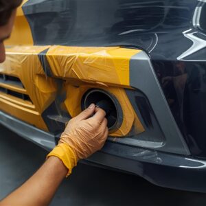 Auto abkleben für Lackierung